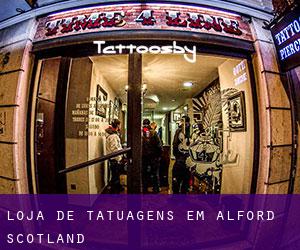 Loja de tatuagens em Alford (Scotland)