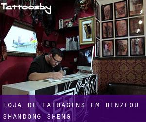 Loja de tatuagens em Binzhou (Shandong Sheng)