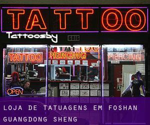 Loja de tatuagens em Foshan (Guangdong Sheng)