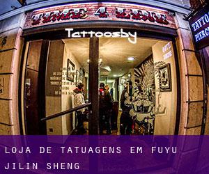 Loja de tatuagens em Fuyu (Jilin Sheng)