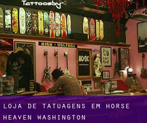 Loja de tatuagens em Horse Heaven (Washington)