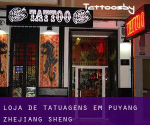 Loja de tatuagens em Puyang (Zhejiang Sheng)