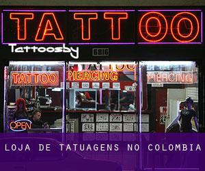 Loja de tatuagens no Colômbia