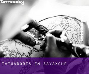 Tatuadores em Sayaxché
