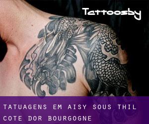 tatuagens em Aisy-sous-Thil (Cote d'Or, Bourgogne)
