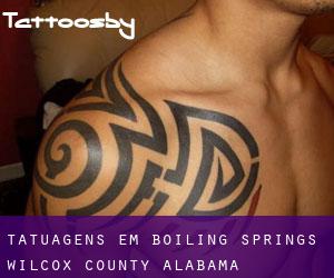 tatuagens em Boiling Springs (Wilcox County, Alabama)