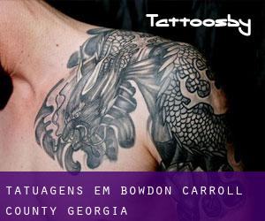 tatuagens em Bowdon (Carroll County, Georgia)