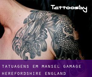 tatuagens em Mansel Gamage (Herefordshire, England)
